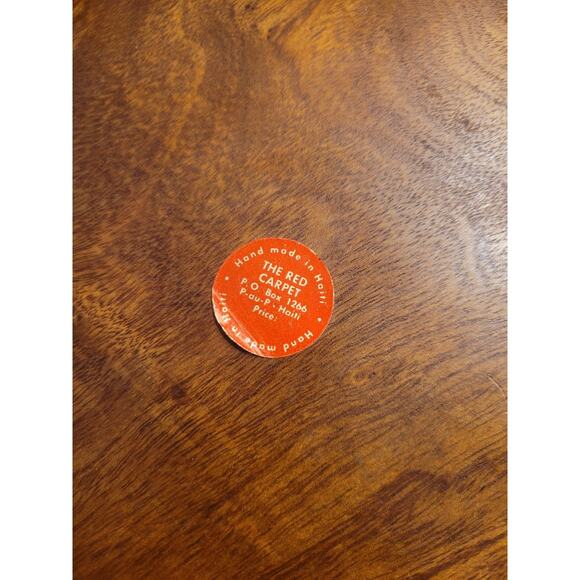 Carved Teak? Wood Tray Fish Wall Haitian Art Marked "The Red Carpet" - Picture 7 of 8